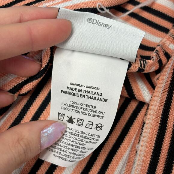 Nike Dri Fit Disney Parks Mickey Mouse Mens‎ M Striped Victory Golf Polo Shirt - Picture 5 of 10